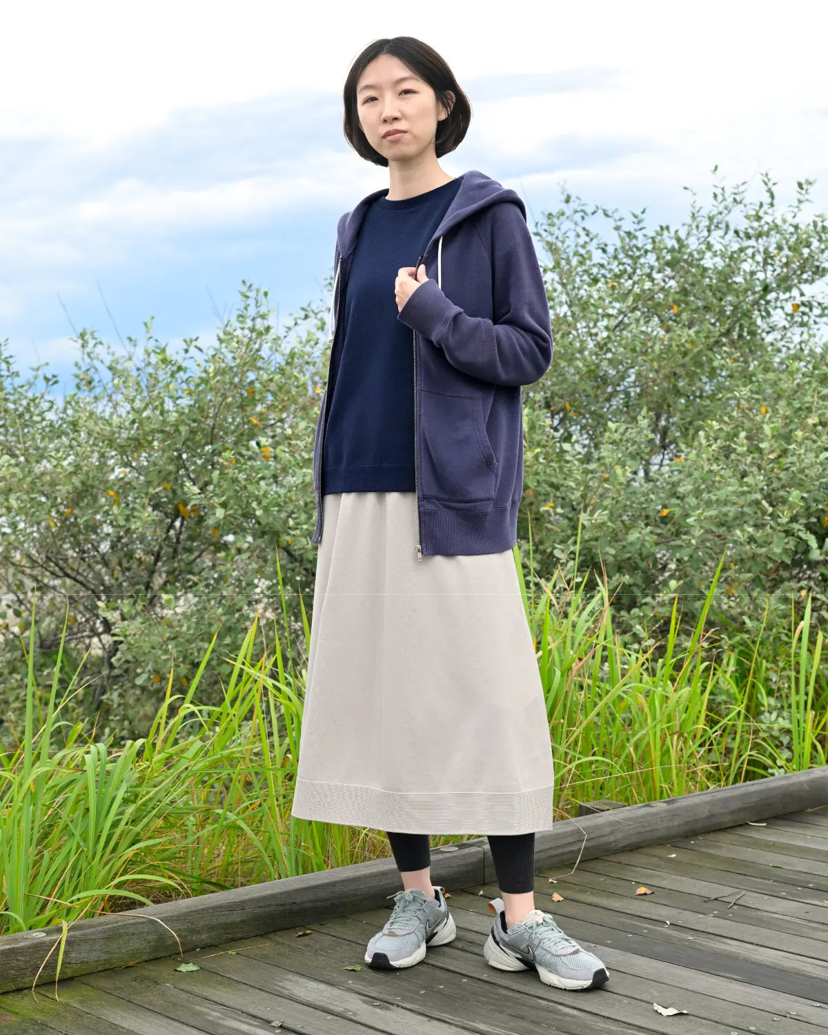 モデル身長:165cm#カラー_50 アイスベージュ