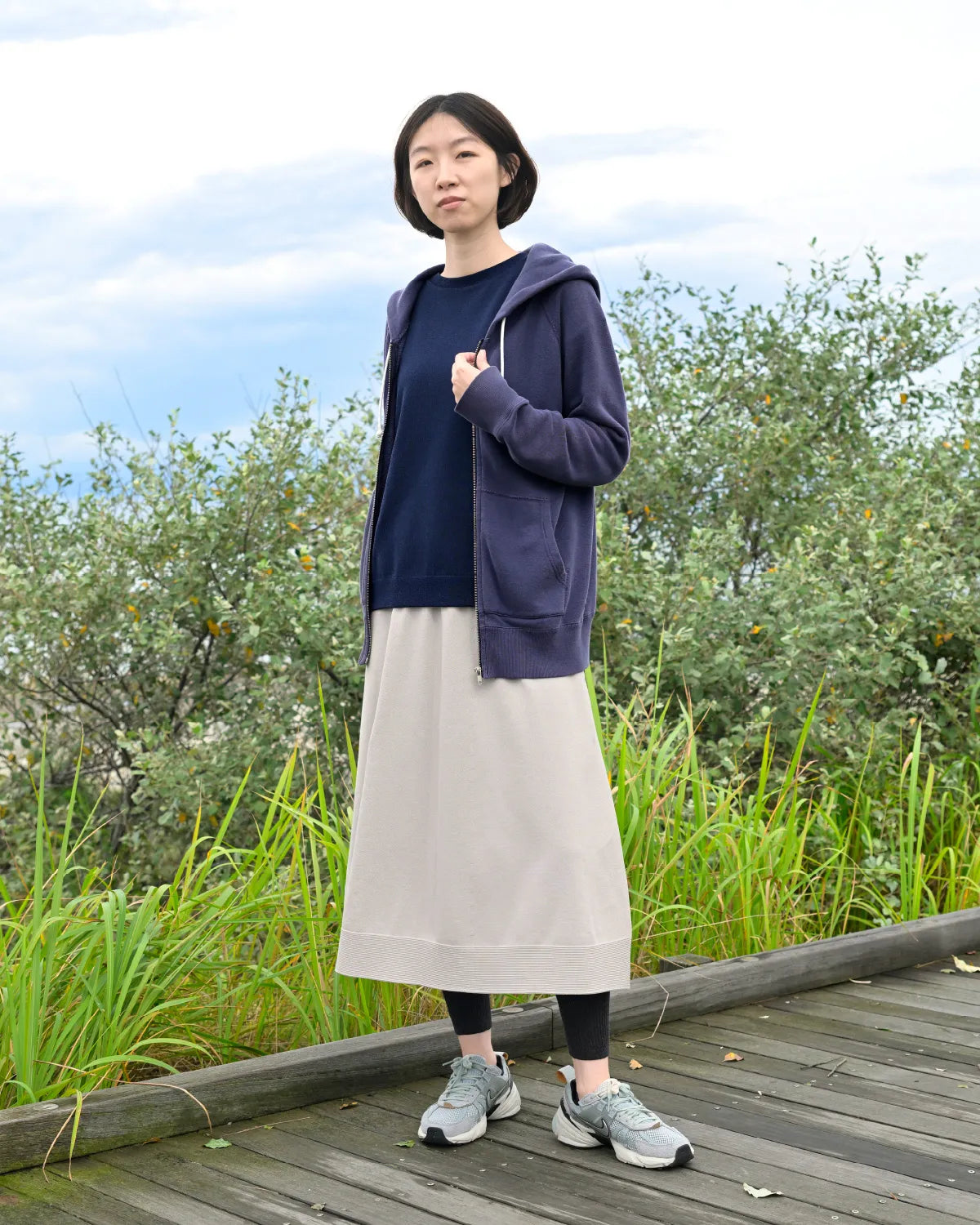 モデル身長:165cm#カラー_50 アイスベージュ