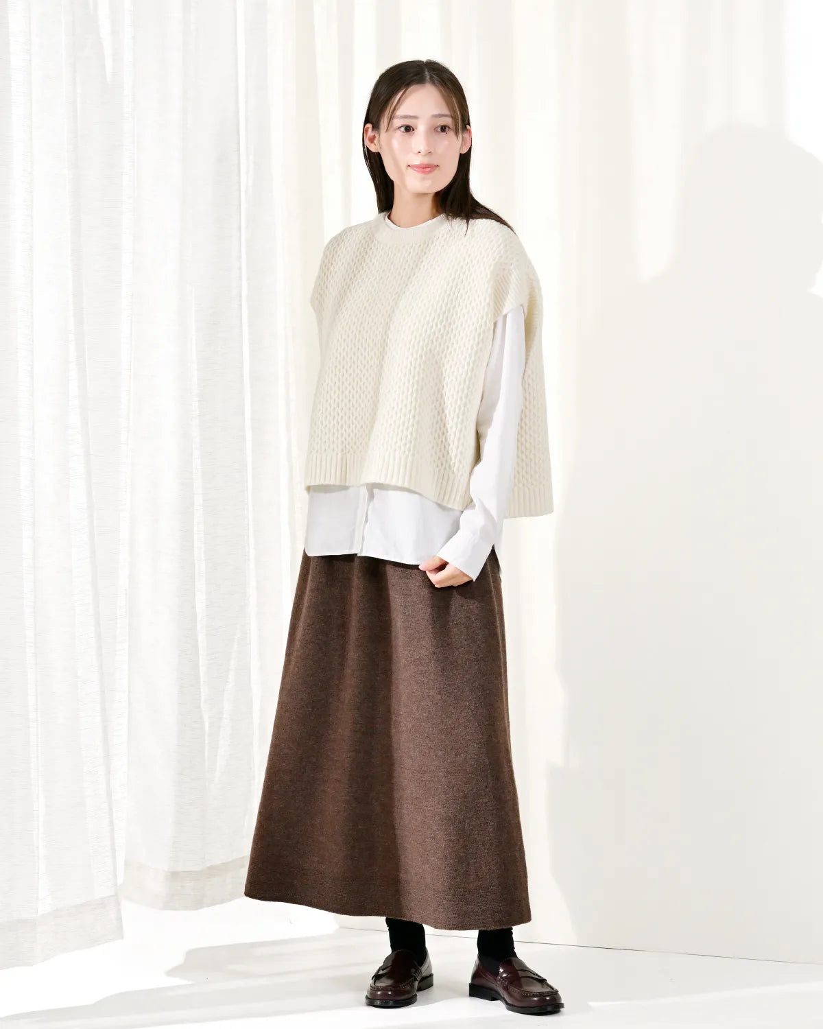 モデル身長:163cm#カラー_01 ブロンズ