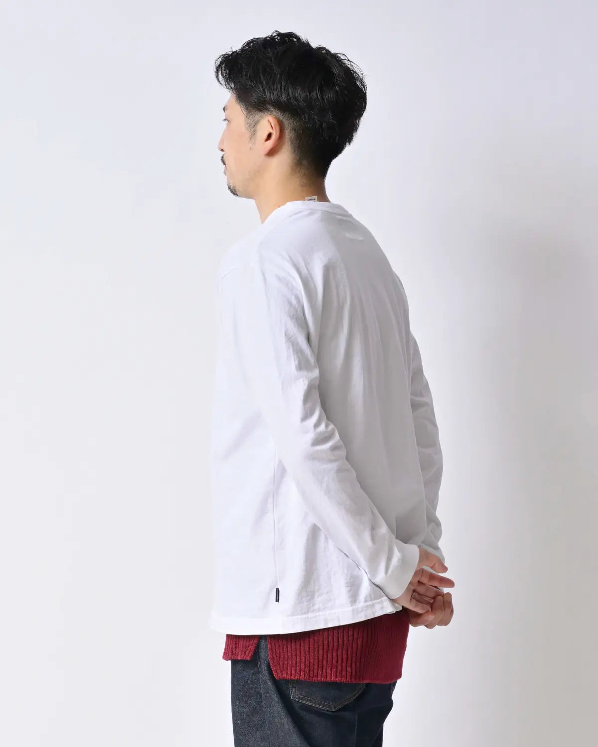 モデル身長:172cm#カラー_01 エンジ