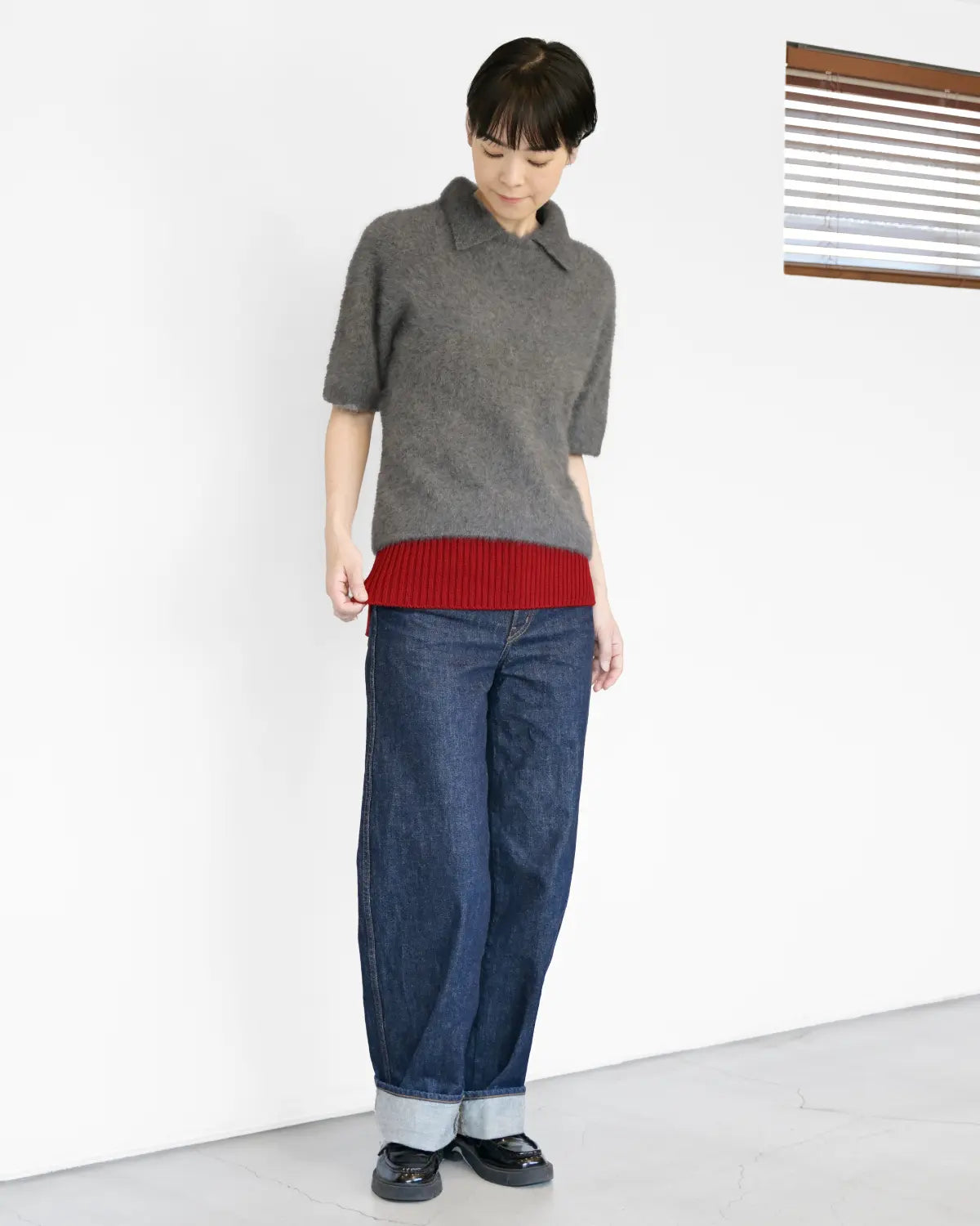 Mサイズ モデル身長:169cm#カラー_17 レッド