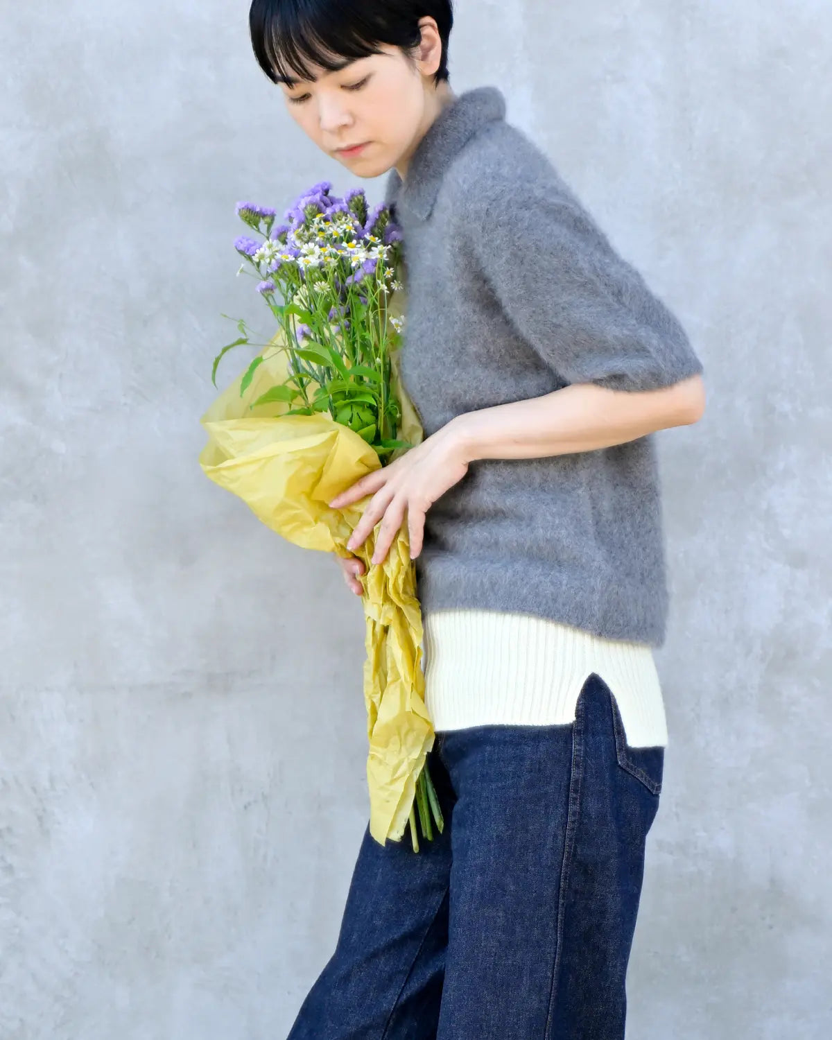 Mサイズ モデル身長:169cm#カラー_01 ホワイト
