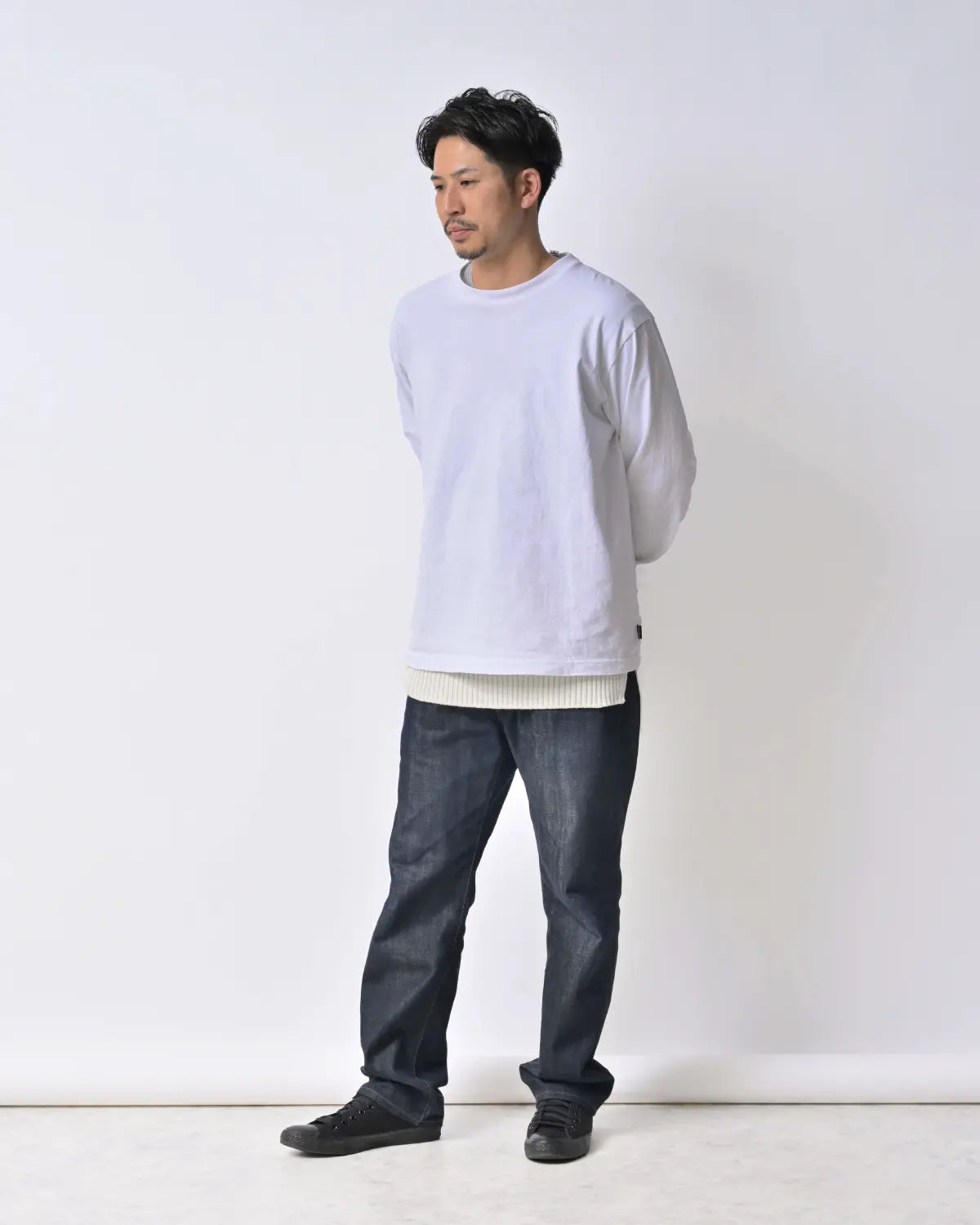 Lサイズ モデル身長:172cm#カラー_01 ホワイト