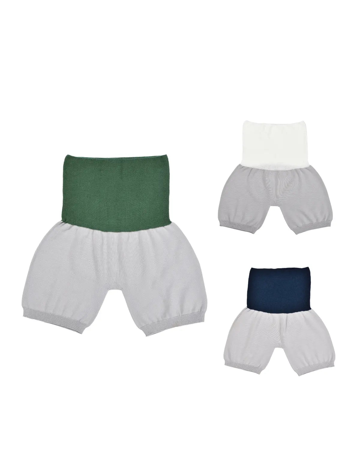 のびるニットはらまきパンツ 綿混