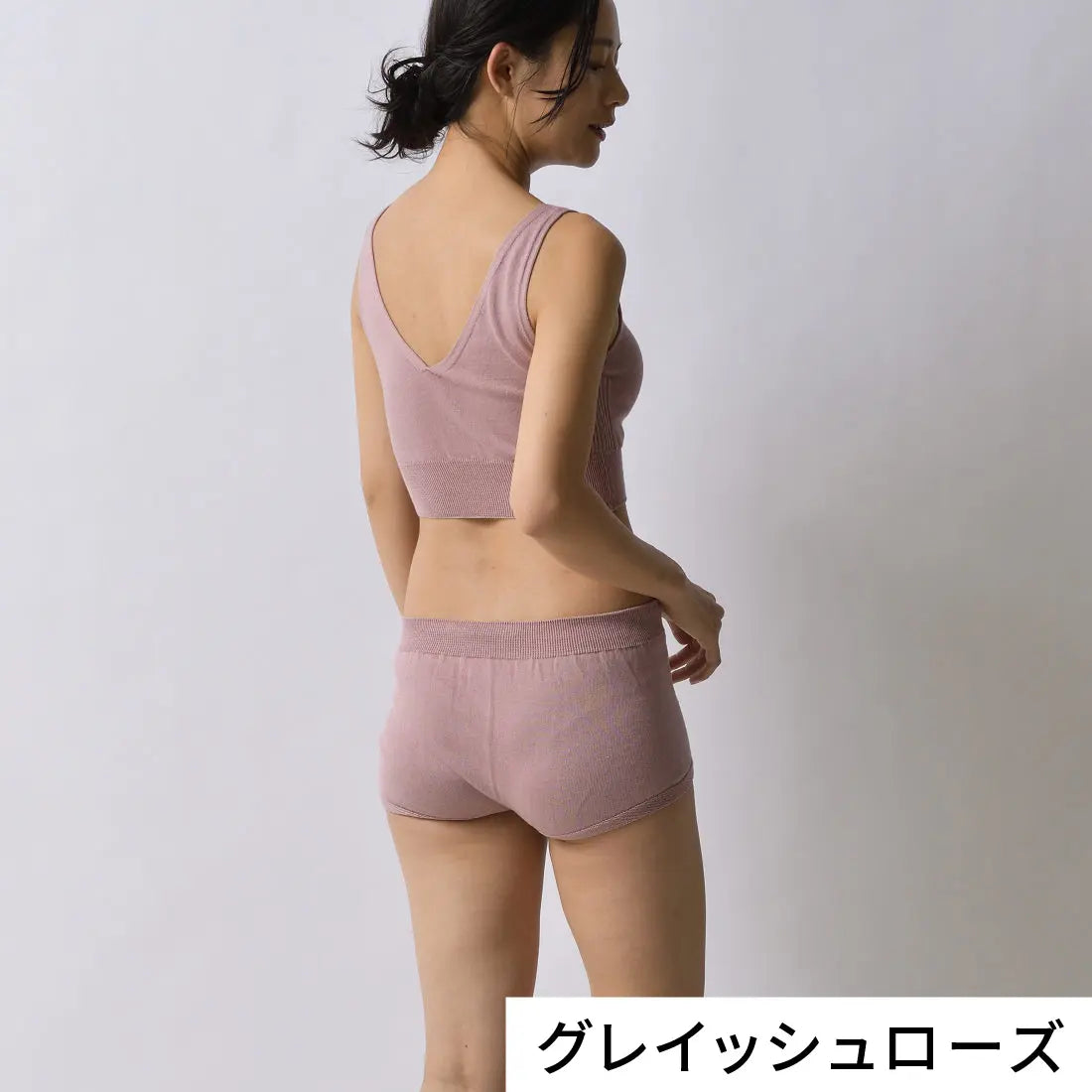 Mサイズ モデル身長:167cm#カラー_02 グレイッシュローズ