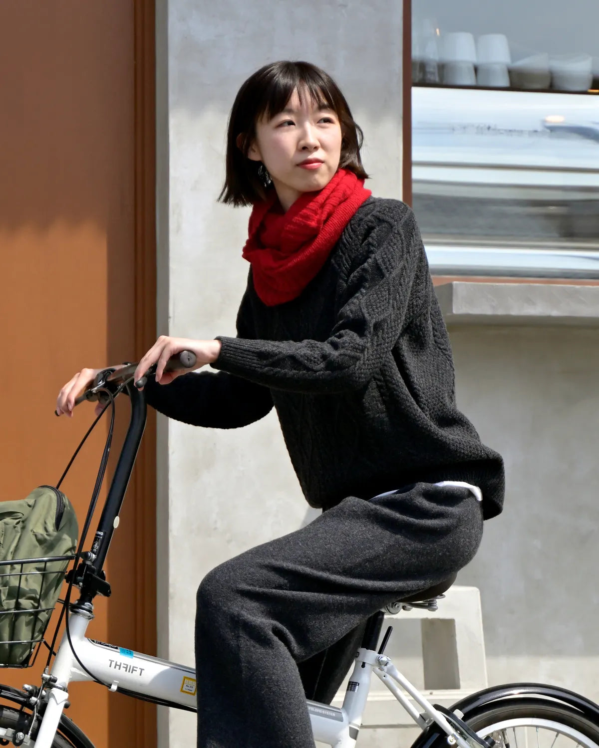 モデル身長：165cm#カラー_01 レンガ