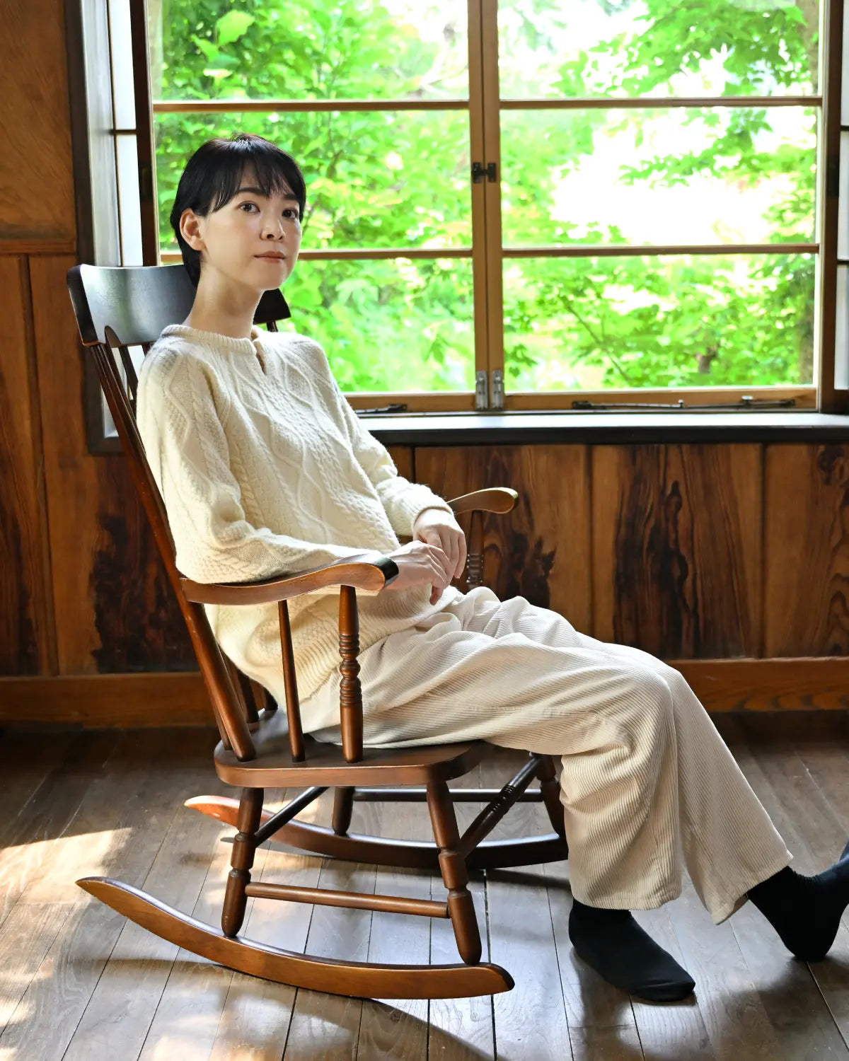 モデル身長：169cm#カラー_19 オフホワイト