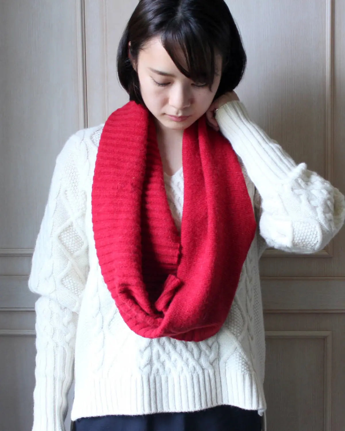 モデル身長：158cm#カラー_01 レンガ