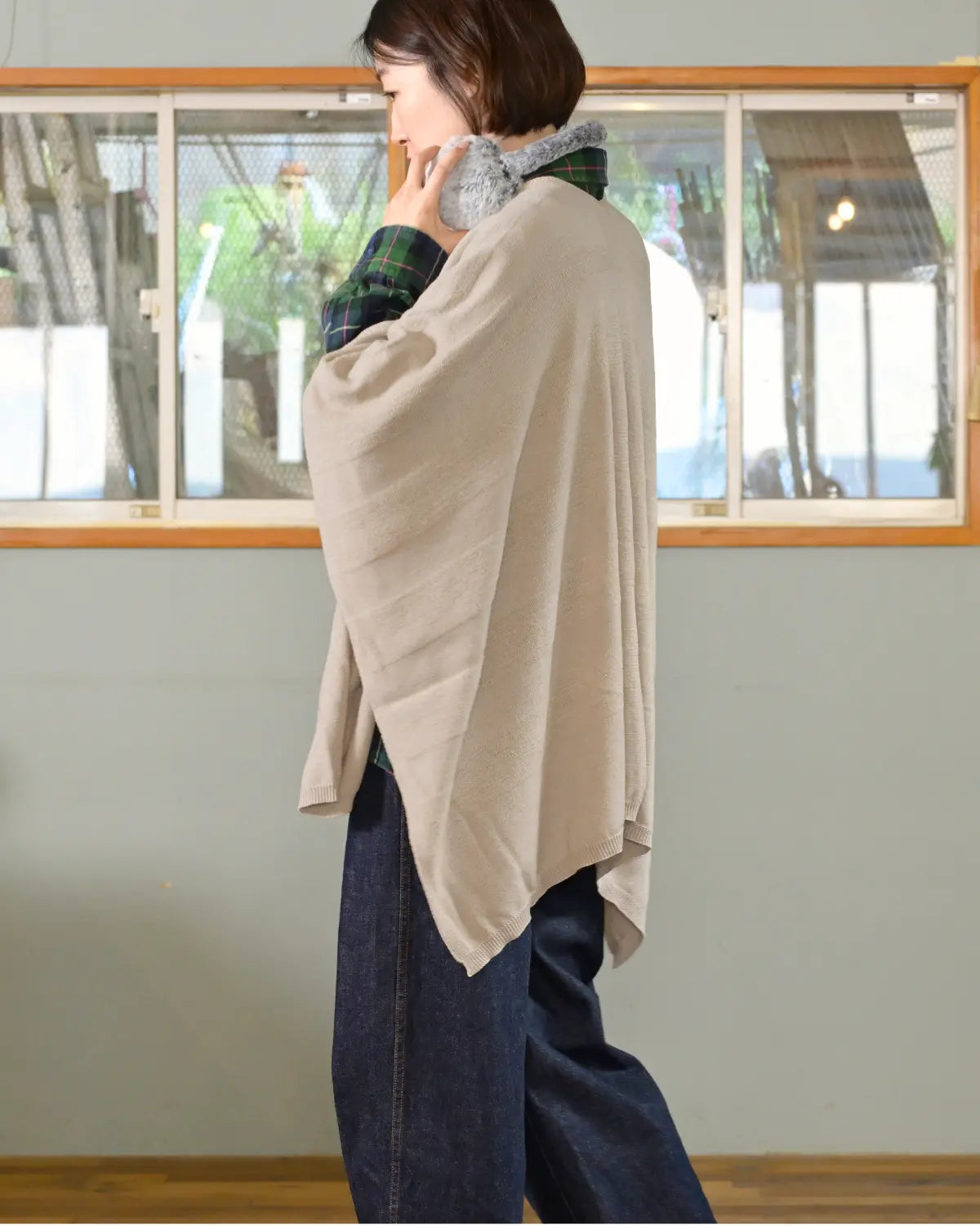 モデル身長：165cm#カラー_11 ベージュ