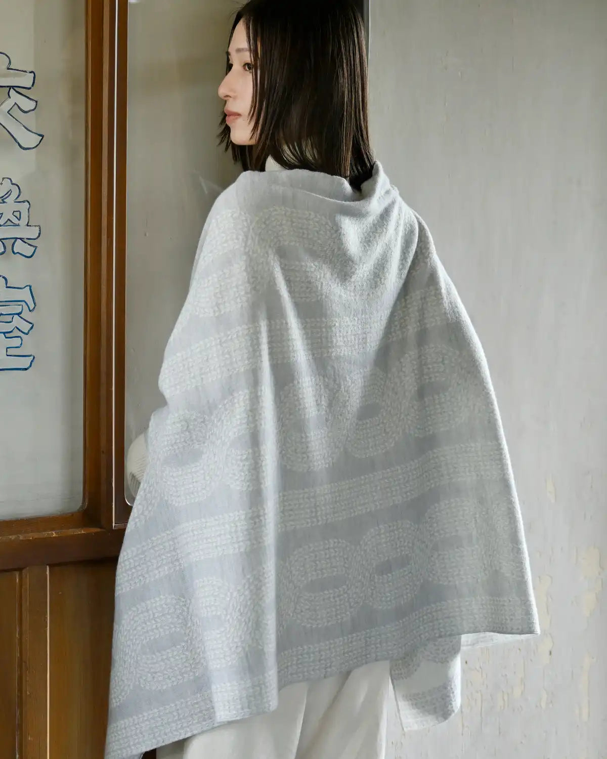 モデル身長：163cm#カラー_09 ライトグレー×ホワイト