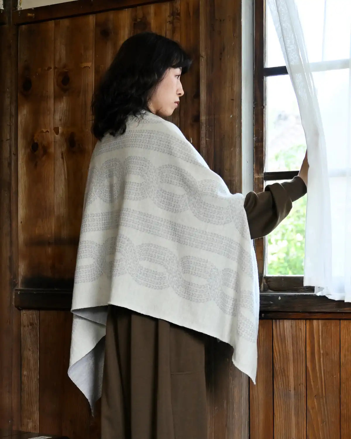 モデル身長：165cm#カラー_09 ライトグレー×ホワイト