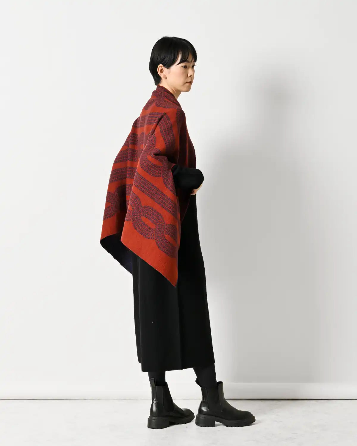 モデル身長：169cm#カラー_06 ネイビー×カーマイン