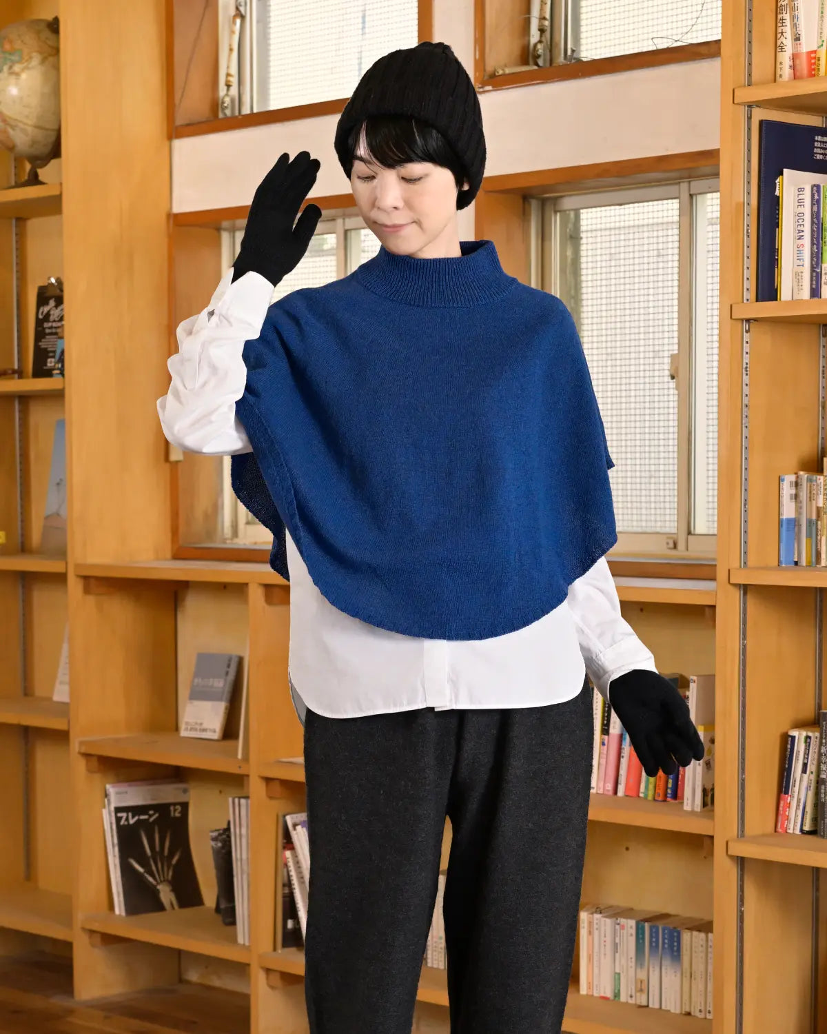 モデル身長：169cm#カラー_03 ダルブルー
