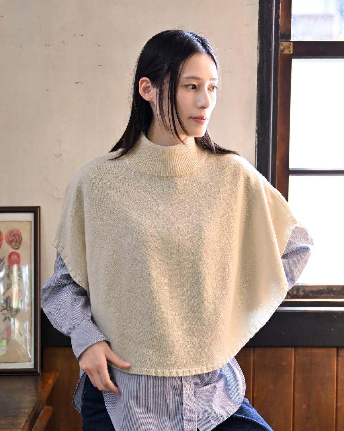 モデル身長：163cm#カラー_01 エクリュ