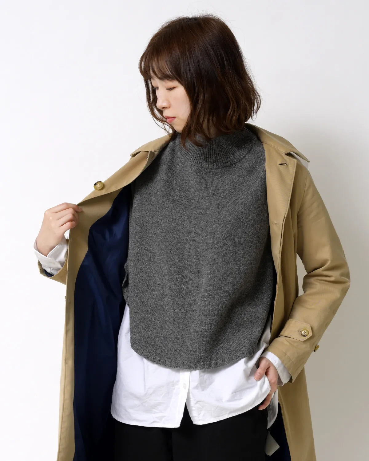 モデル身長：165cm#カラー_05 グレー