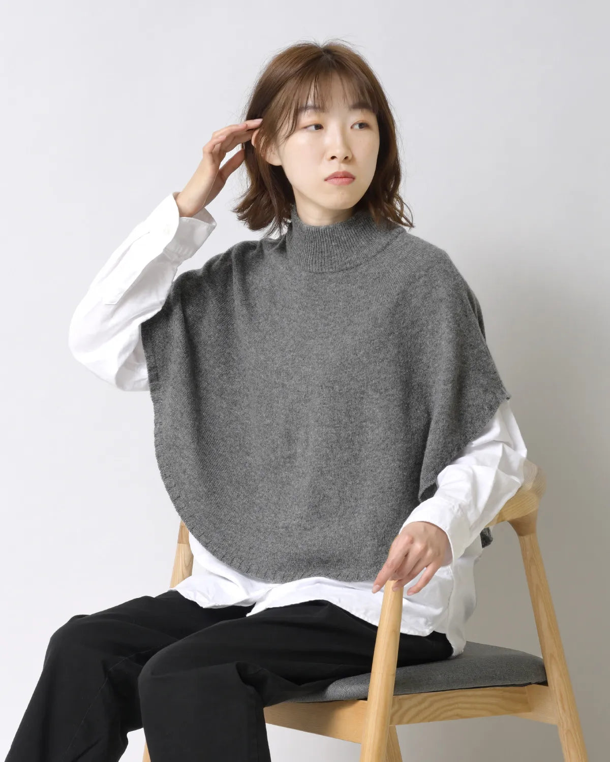 モデル身長：165cm#カラー_05 グレー