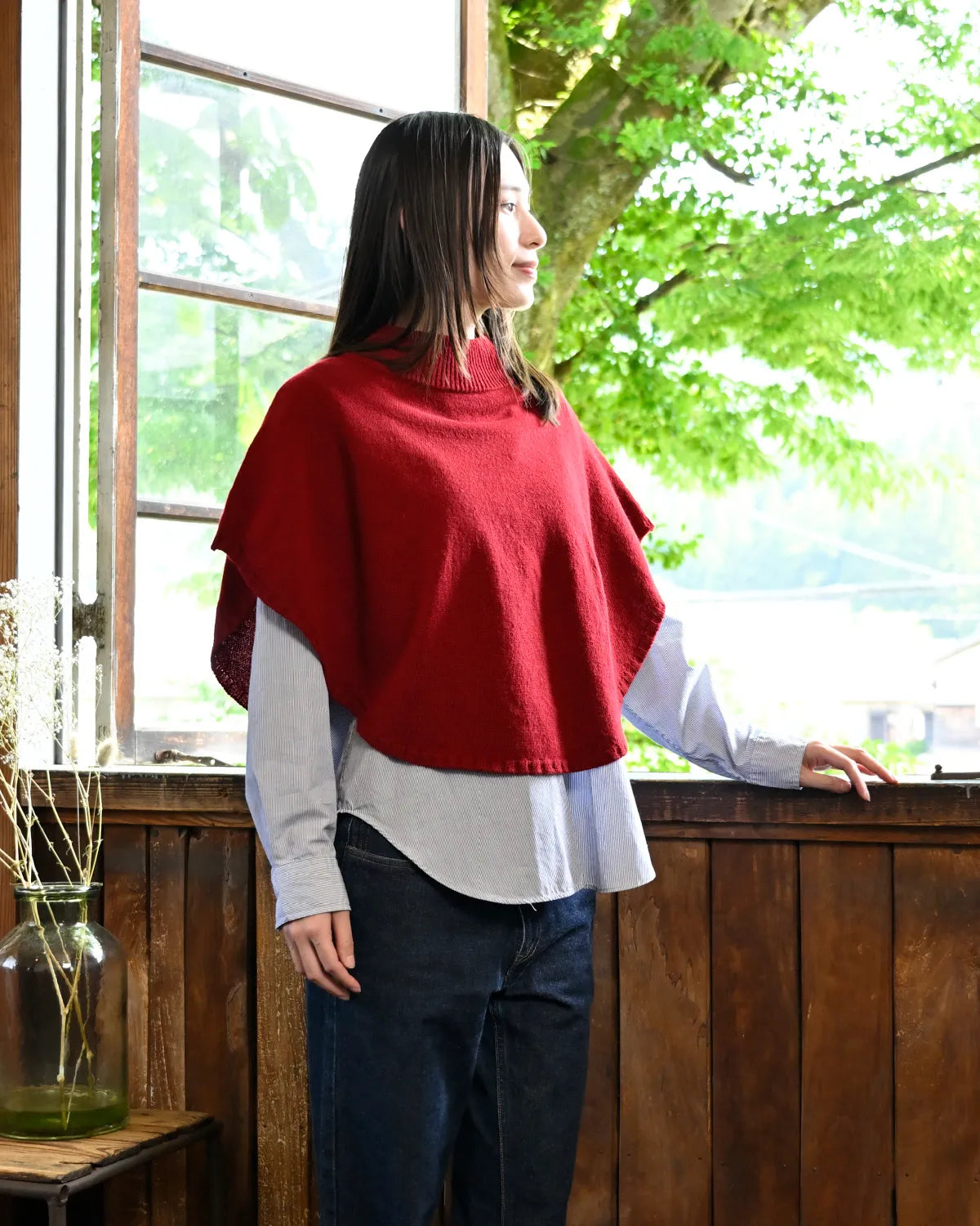 モデル身長：163cm#カラー_02 レンガ
