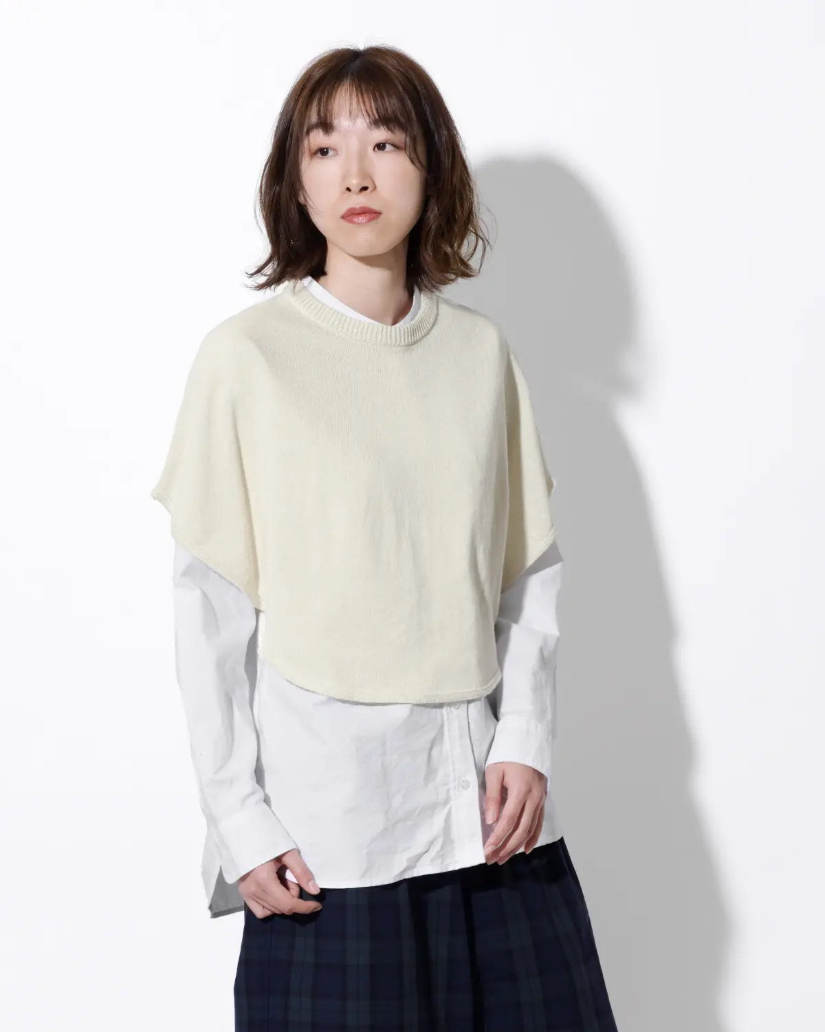 モデル身長：165cm#カラー_01 アイボリー