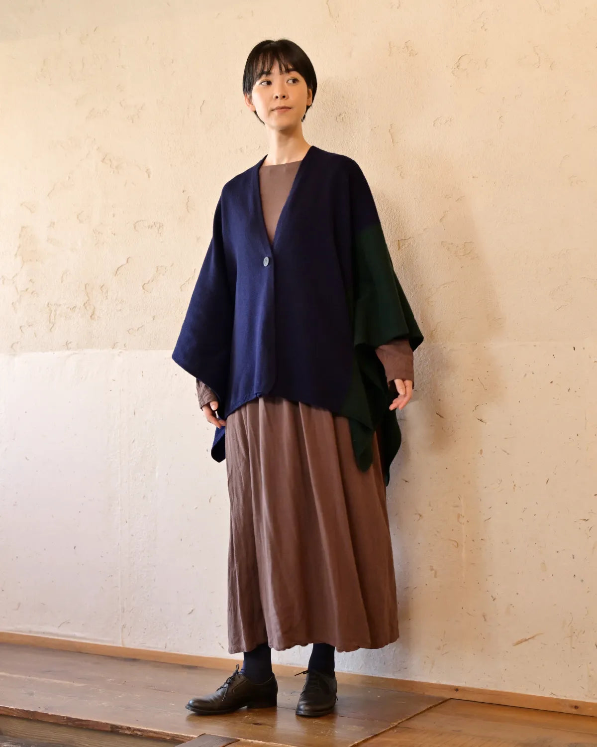 モデル身長：169cm#カラー_03 ネイビー×フォレスト