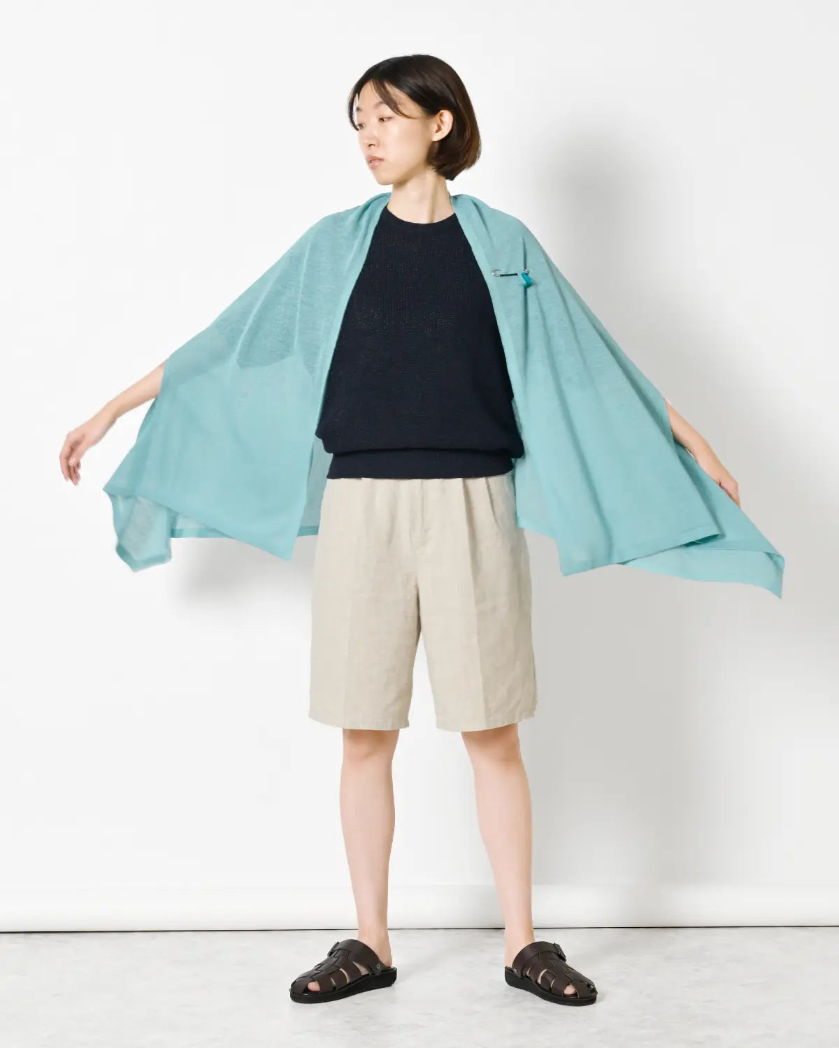 モデル身長：165cm#カラー_01 空色