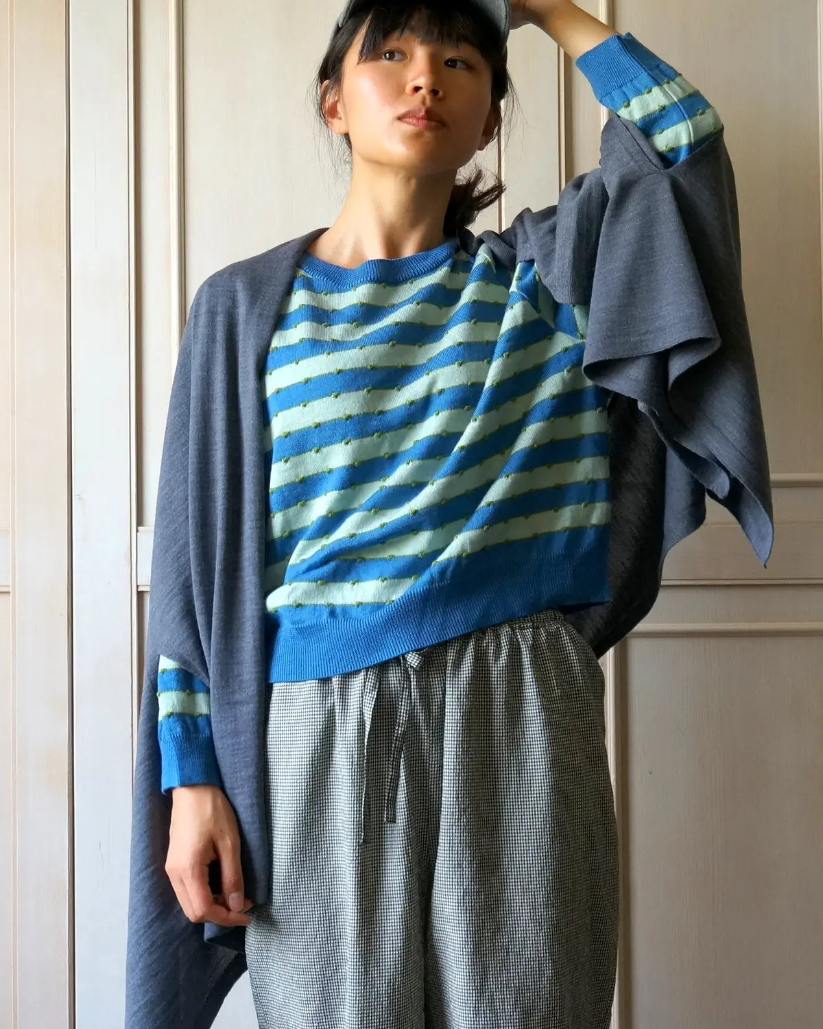 モデル身長：158cm#カラー_30 ミドルグレー