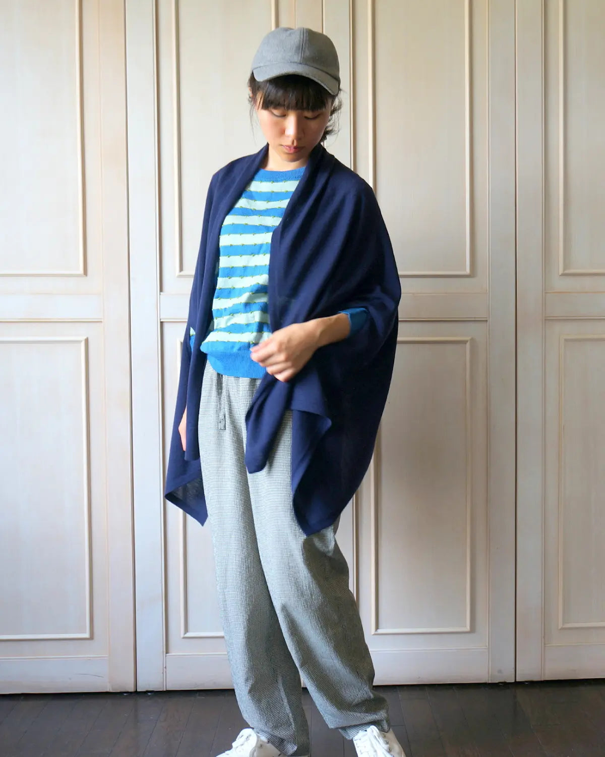 モデル身長：158cm#カラー_24 ネイビー