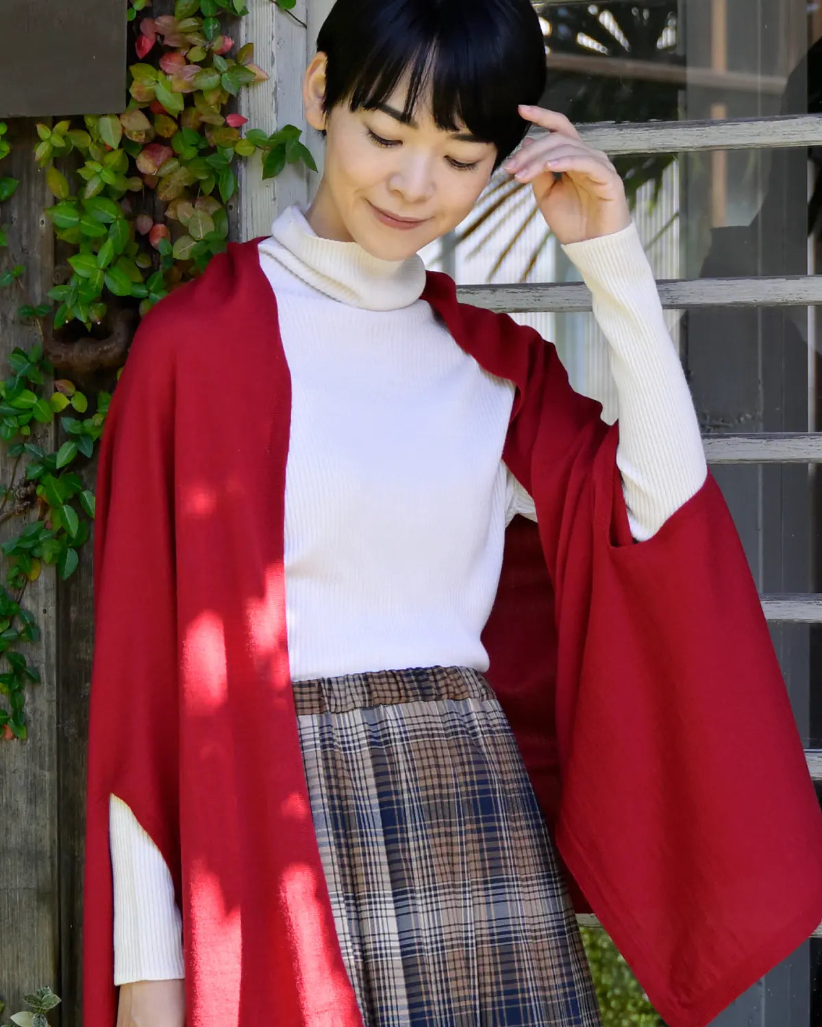 モデル身長：169cm#カラー_21 レンガ