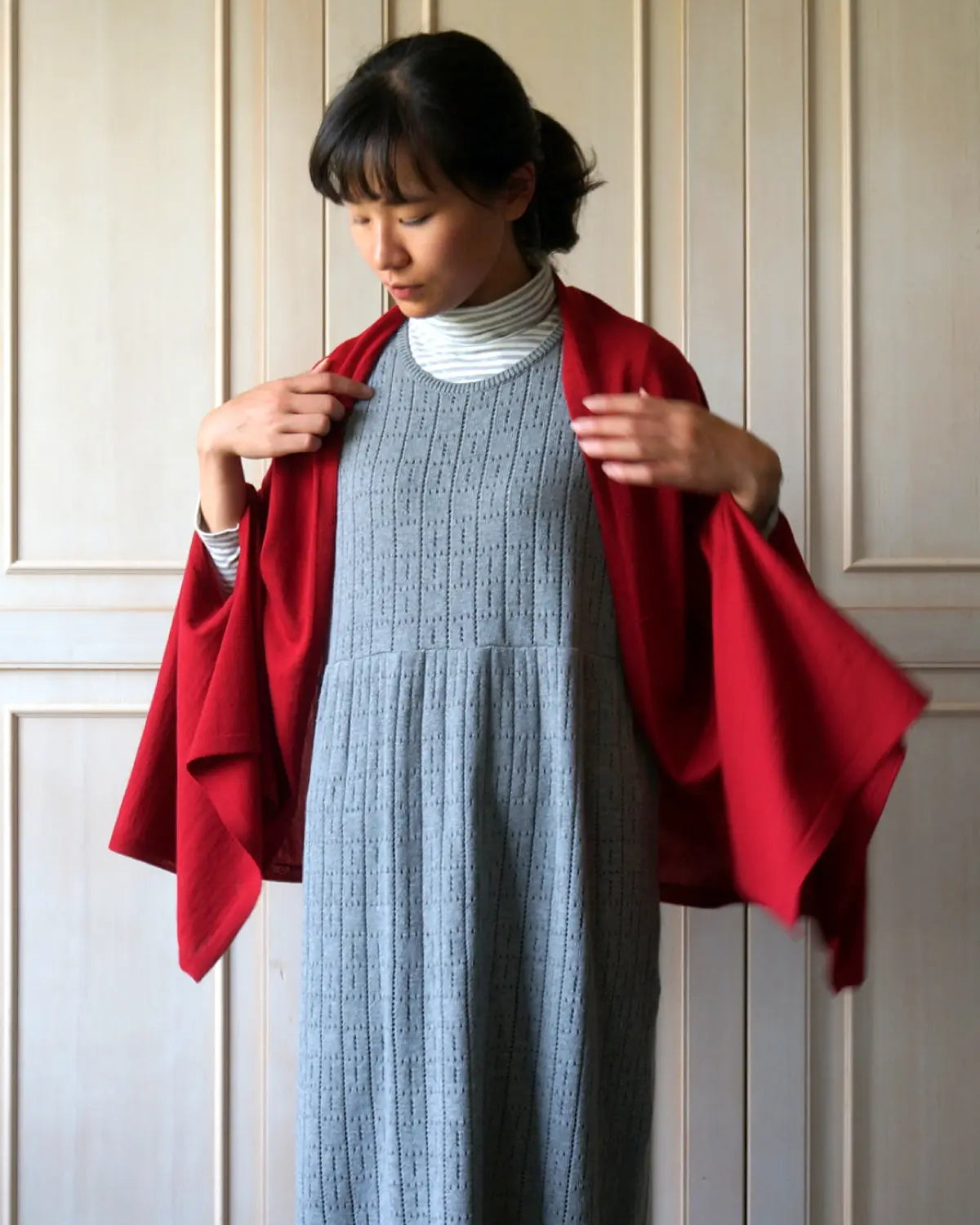 モデル身長：158cm#カラー_21 レンガ