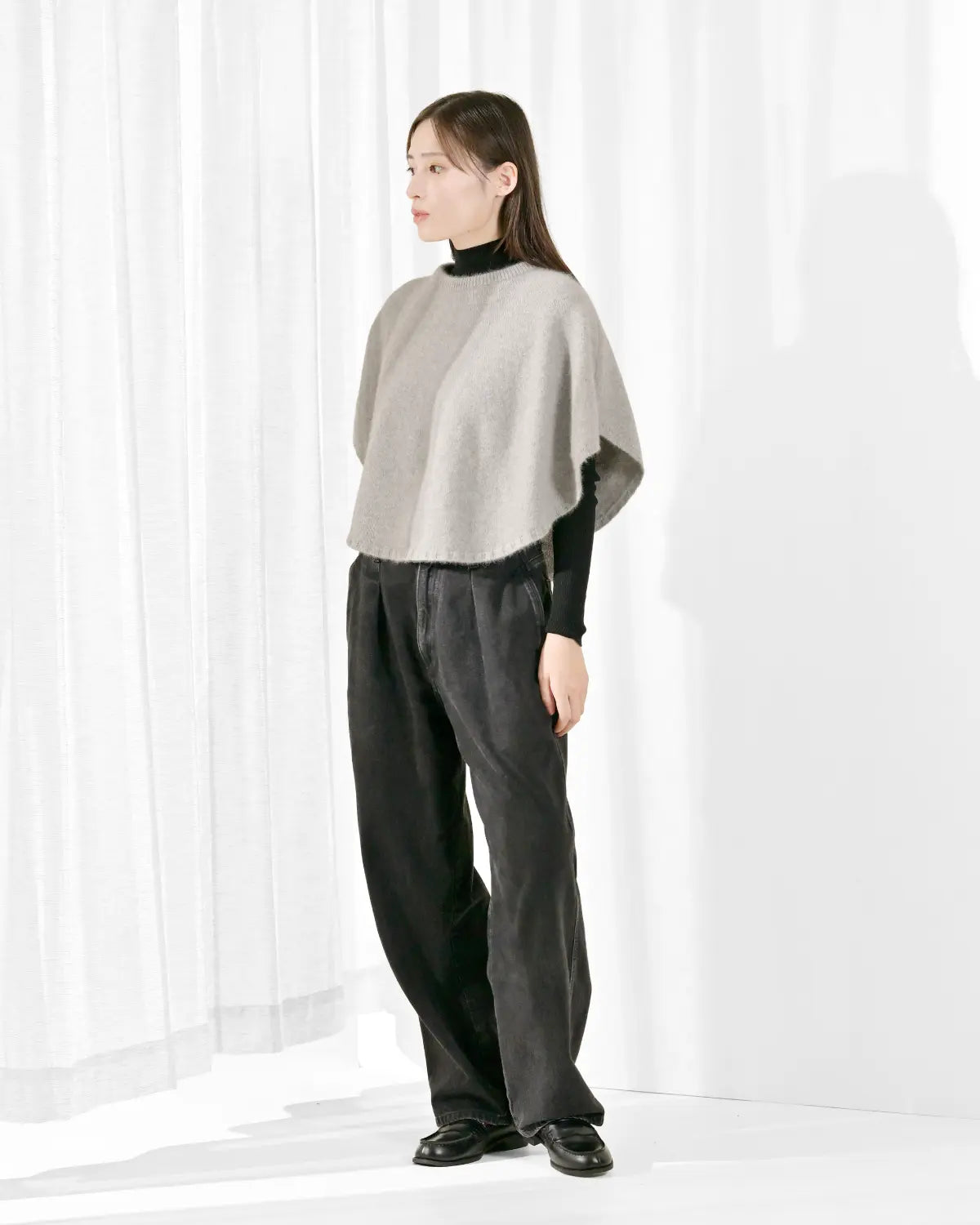 モデル身長：163cm#カラー_02 薄墨
