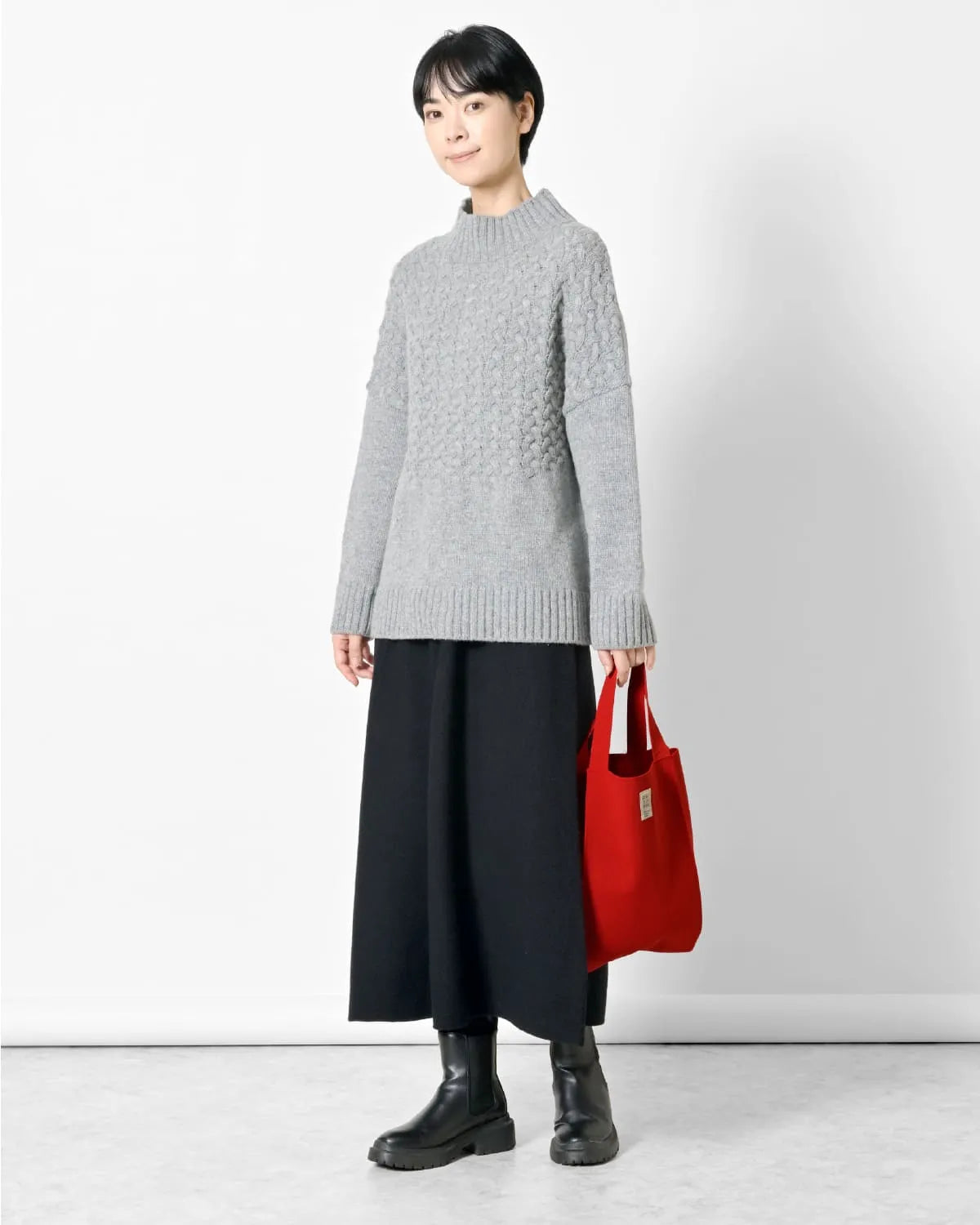 モデル身長：169cm#カラー_01 レッド
