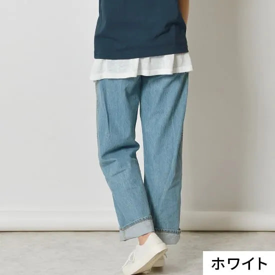モデル身長：167cm#カラー_06 フレンチグレー・ホワイト