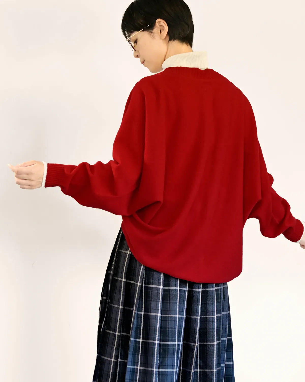 モデル身長：169cm#カラー_03 レッド