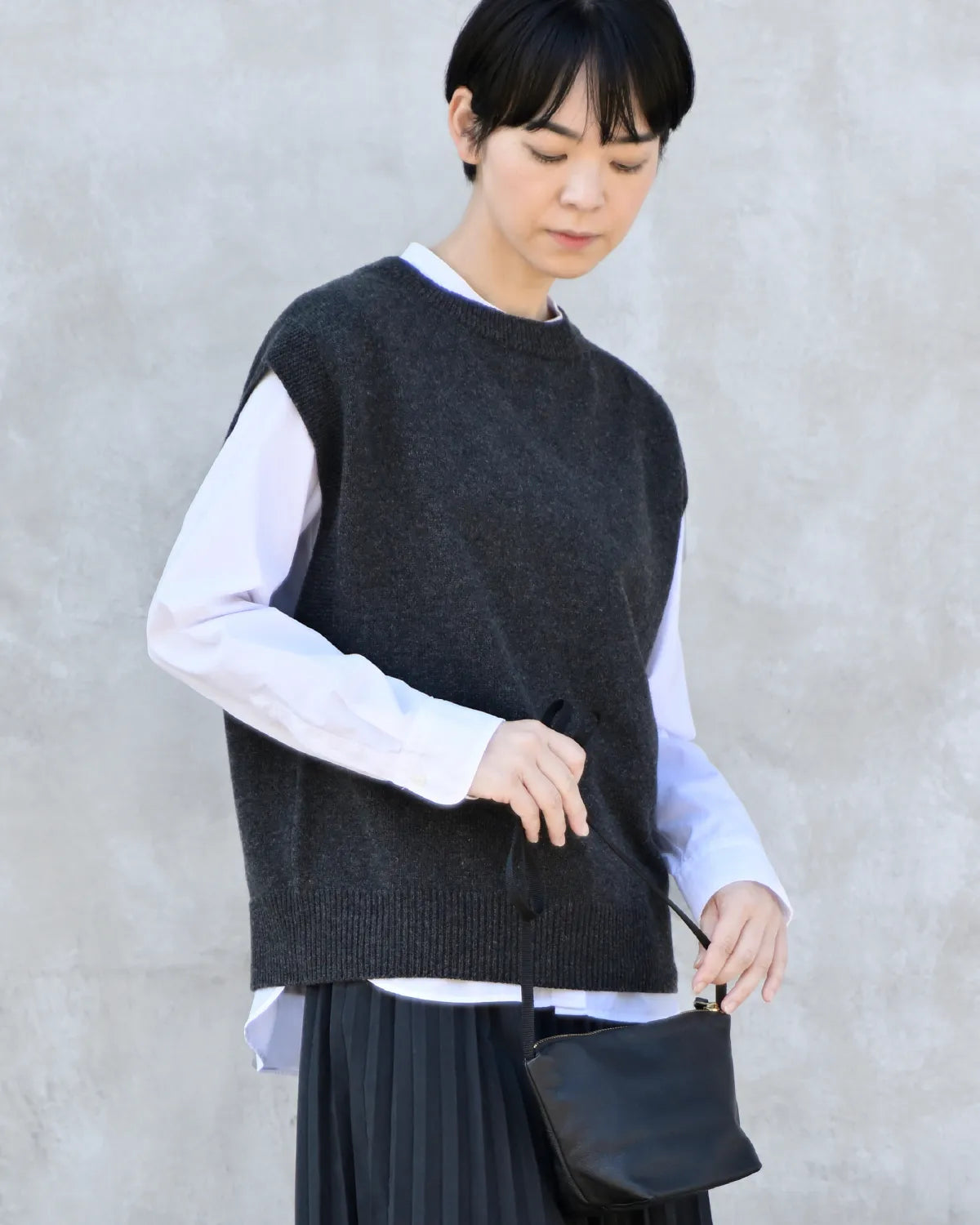 モデル身長：169cm#カラー_03 チャコール