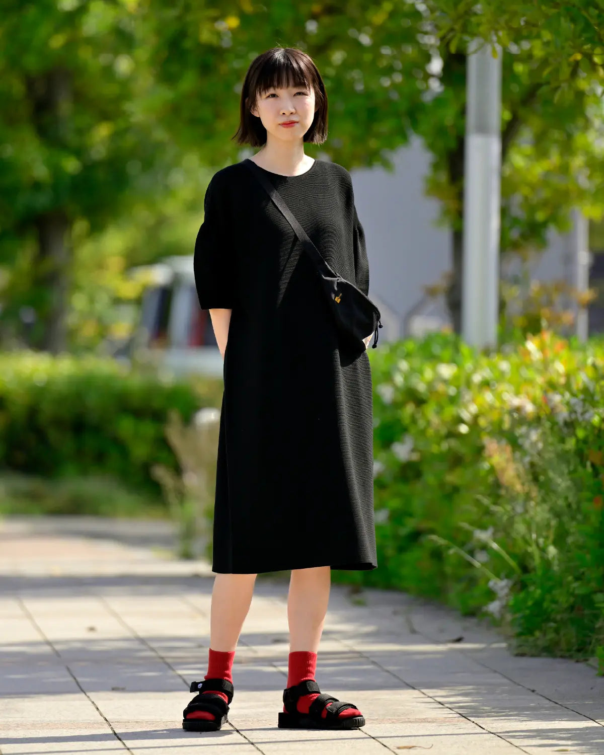 通常丈 モデル身長：165cm#カラー_01 ブラック