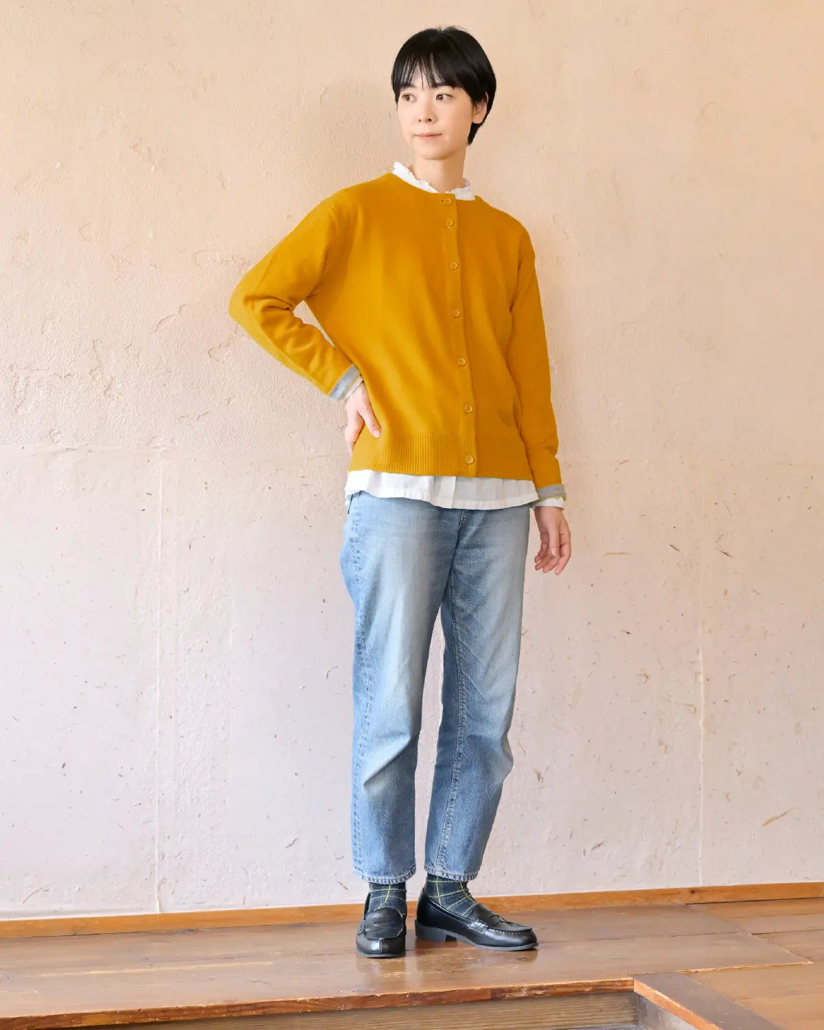 モデル身長：169cm#カラー_02 イエロー