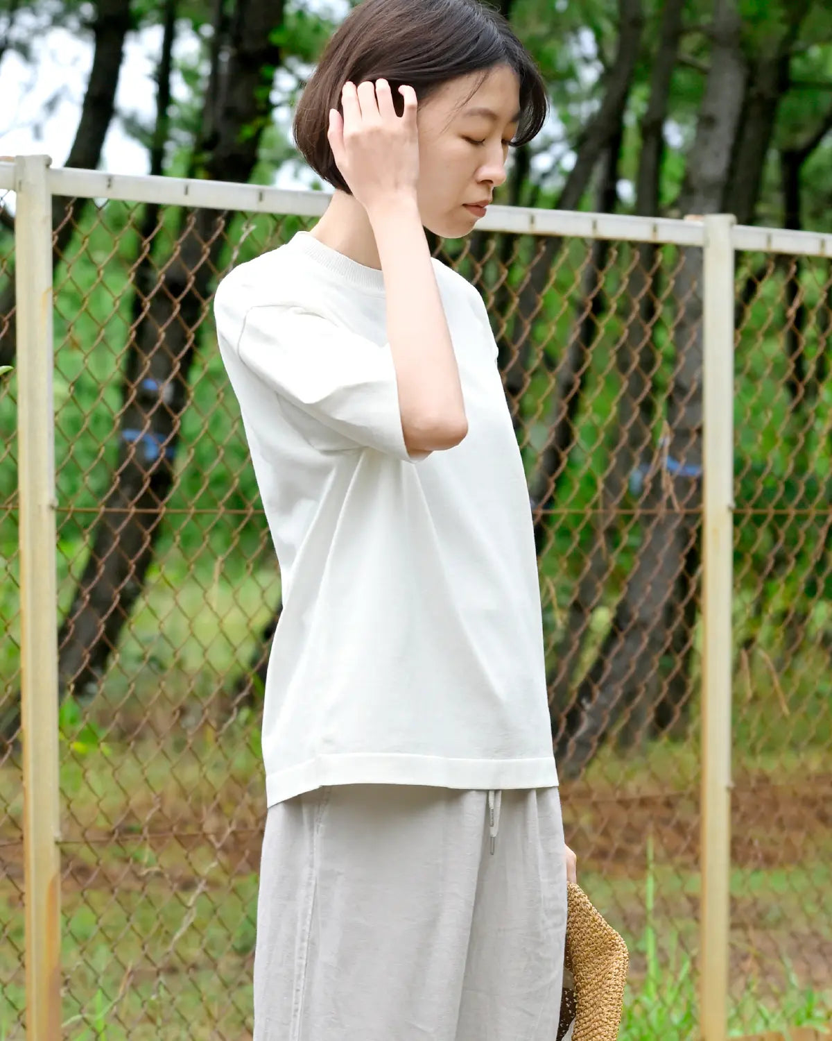 Fサイズ モデル身長：165cm#カラー_10 ホワイト