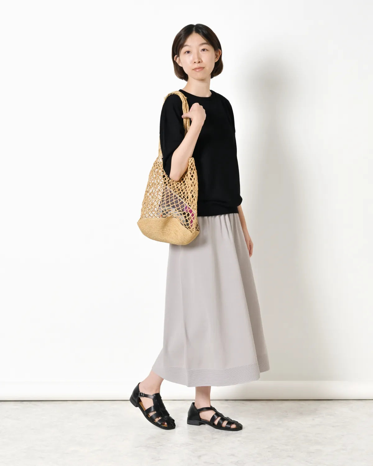 モデル身長：165cm#カラー_07 ブラック