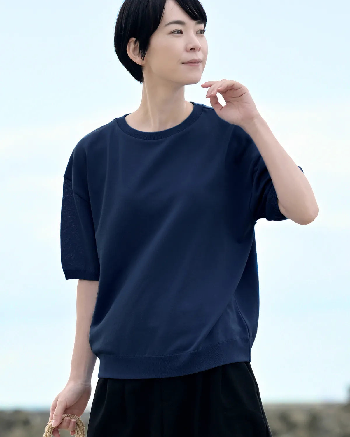 モデル身長：169cm#カラー_06 ダークネイビー
