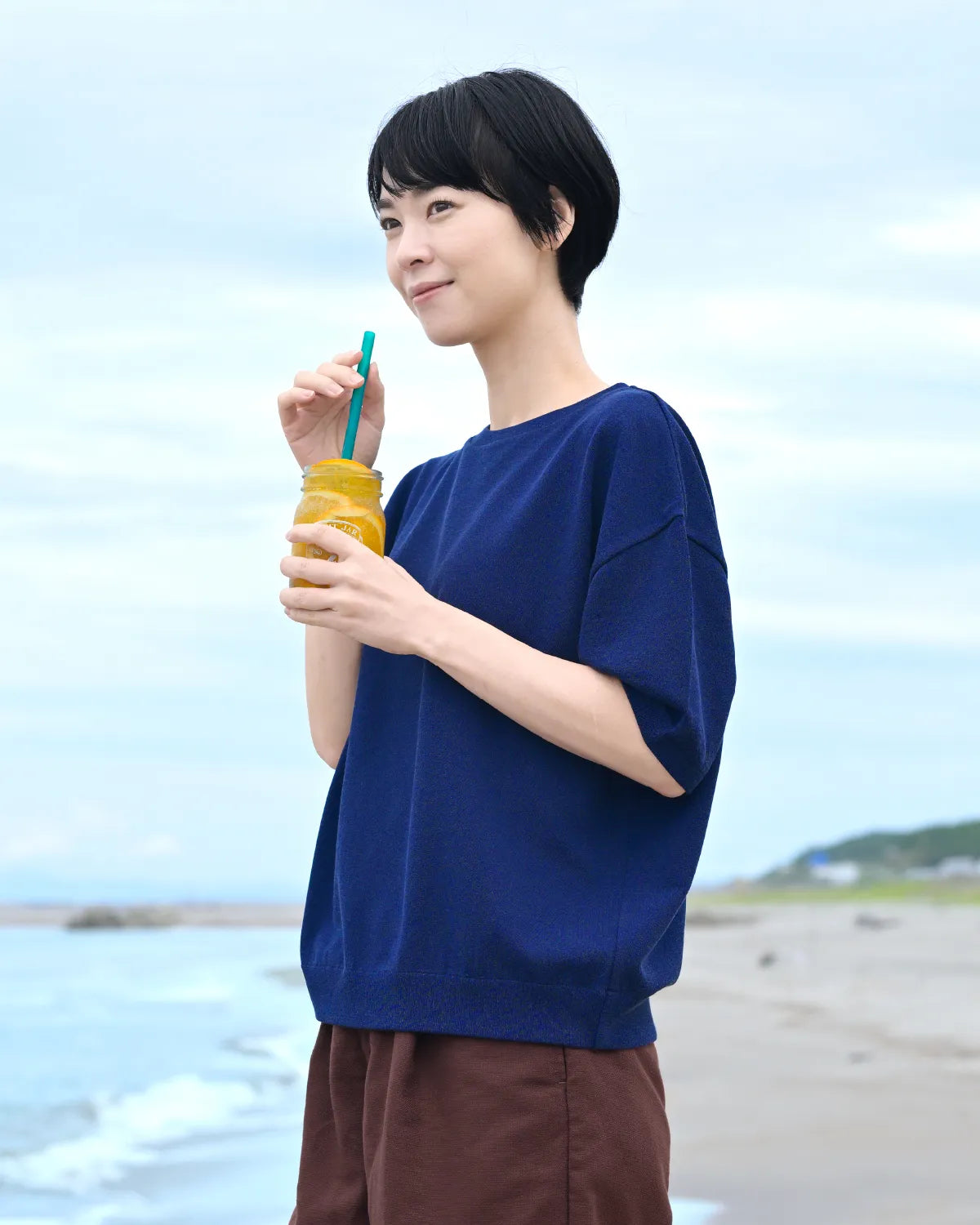 モデル身長：169cm#カラー_05 ネイビー