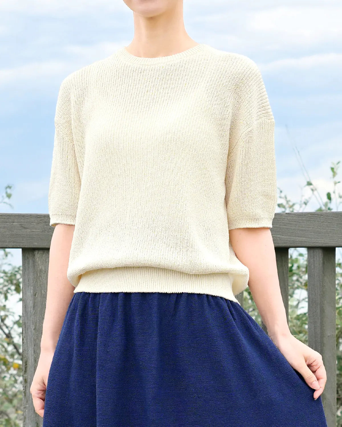 モデル身長：169cm#カラー_01 オフホワイト