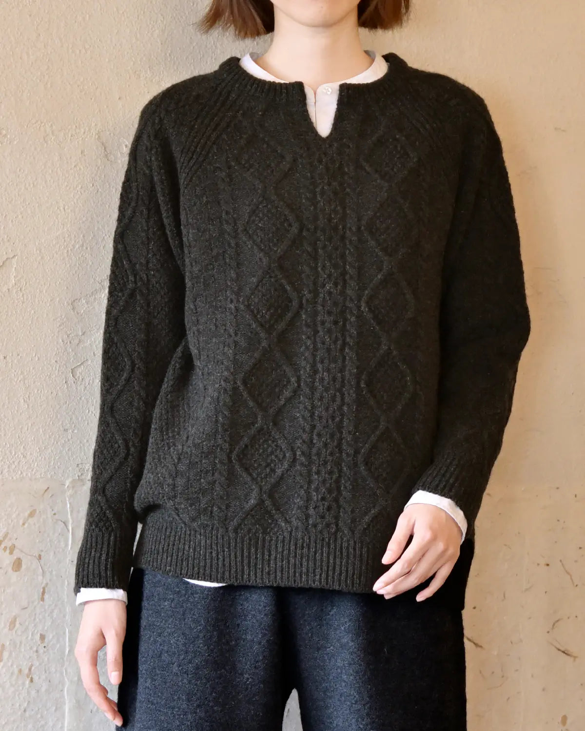 モデル身長：165cm#カラー_18 チャコール