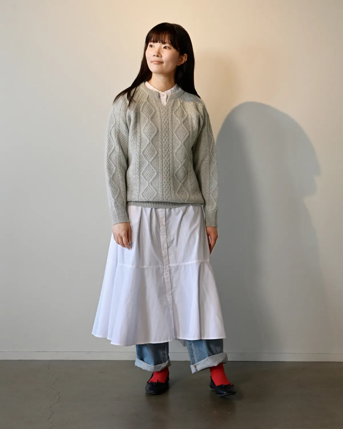 モデル身長：162cm#カラー_14 ライトグレー