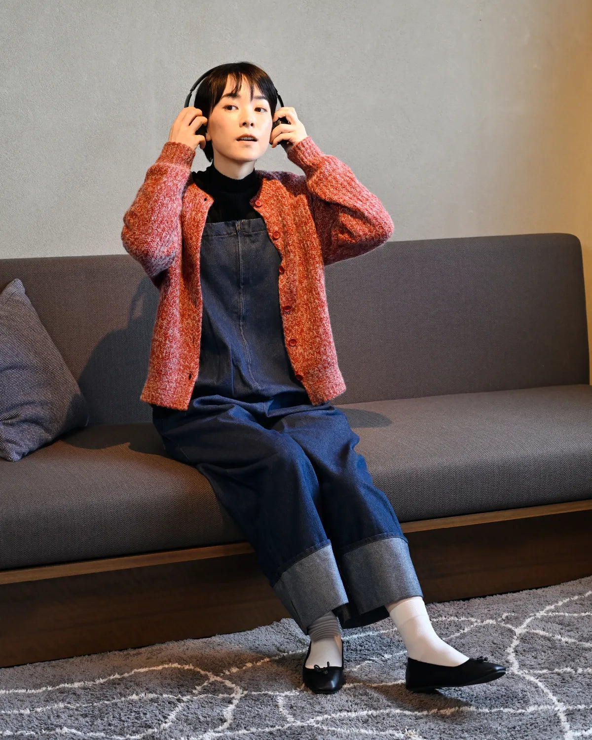 モデル身長：169cm#カラー_02 カージナルレッド