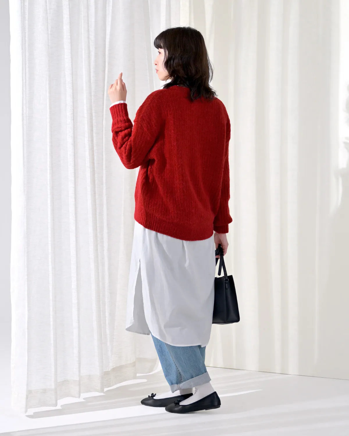 モデル身長：165cm#カラー_06 レンガ