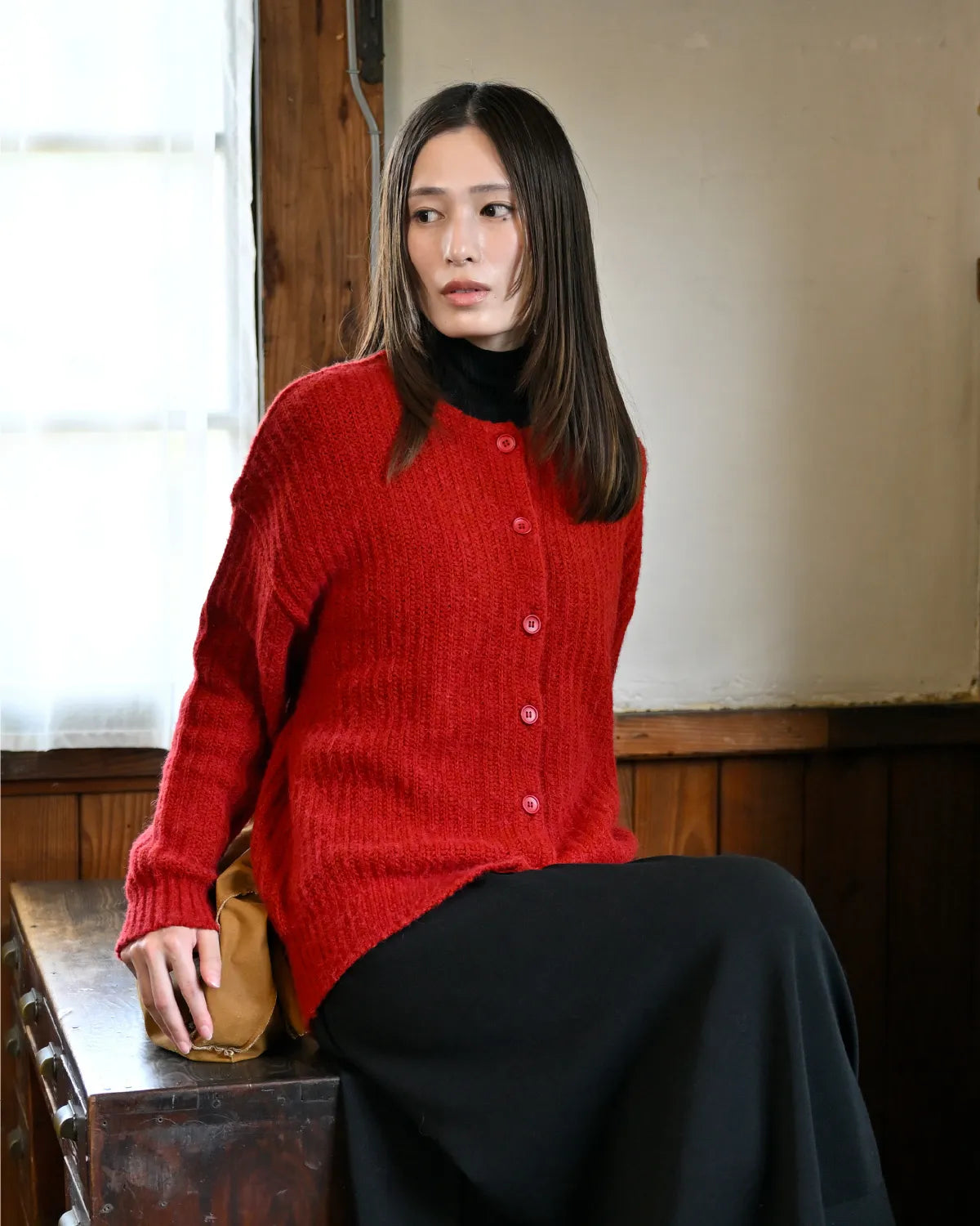 モデル身長：163cm#カラー_06 レンガ