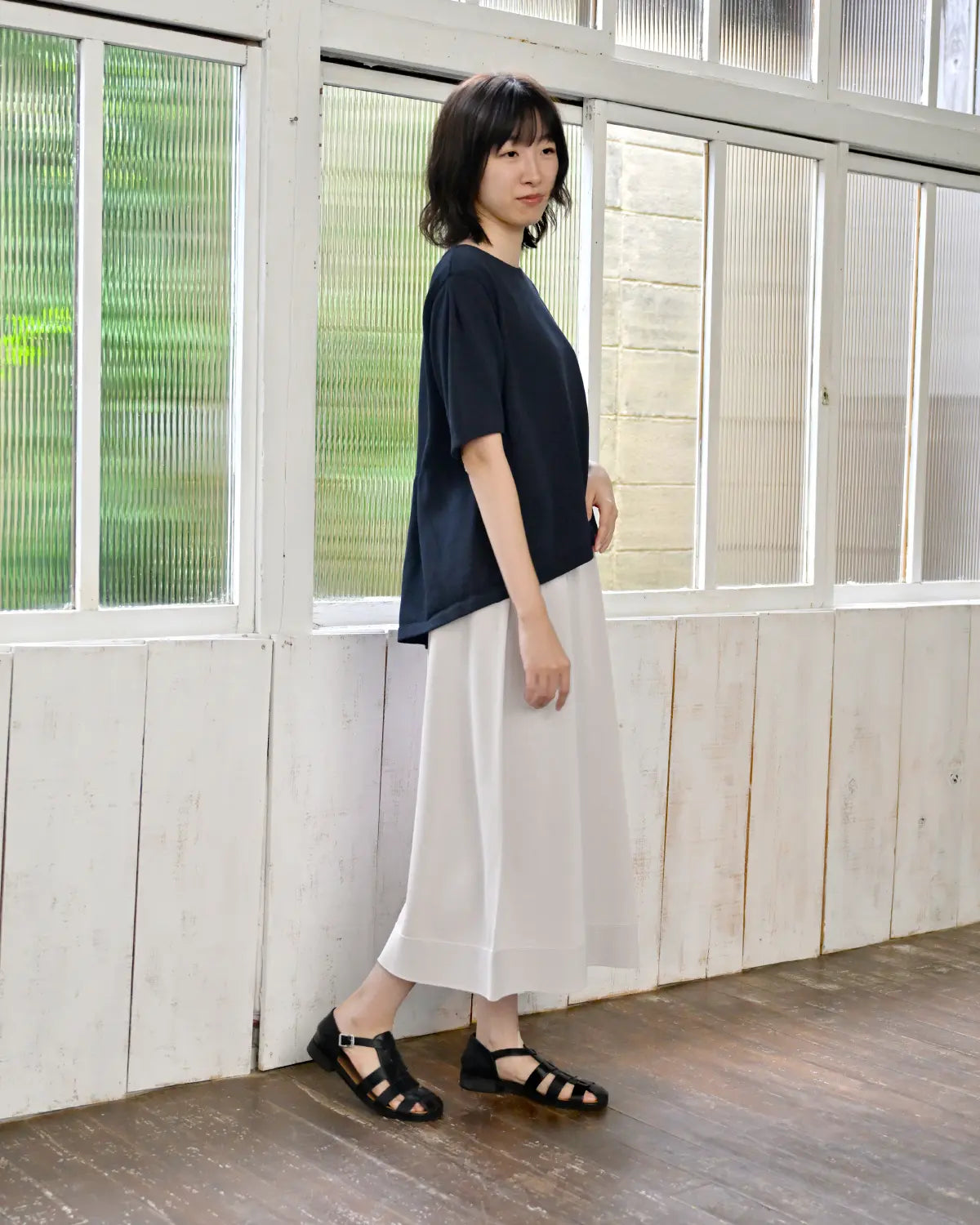 モデル身長：165cm#カラー_01 ダークネイビー