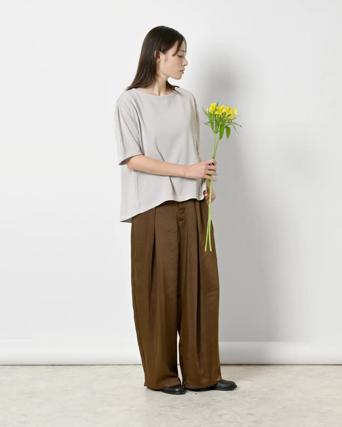 モデル身長：163cm#カラー_50 アイスベージュ