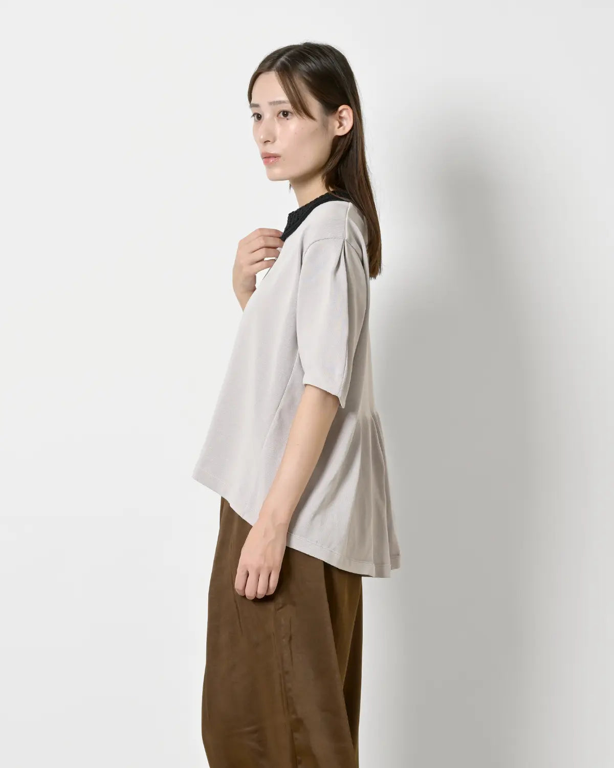 モデル身長：163cm#カラー_50 アイスベージュ