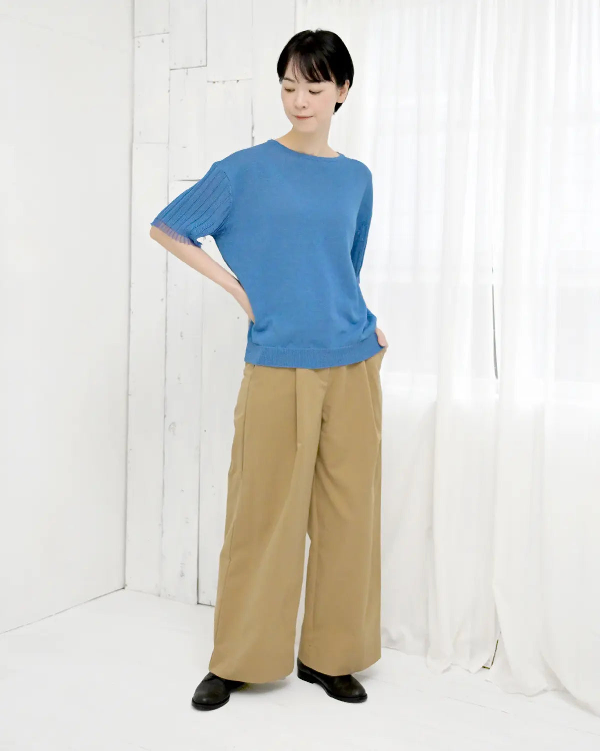 モデル身長：169cm#カラー_02 スカイブルー