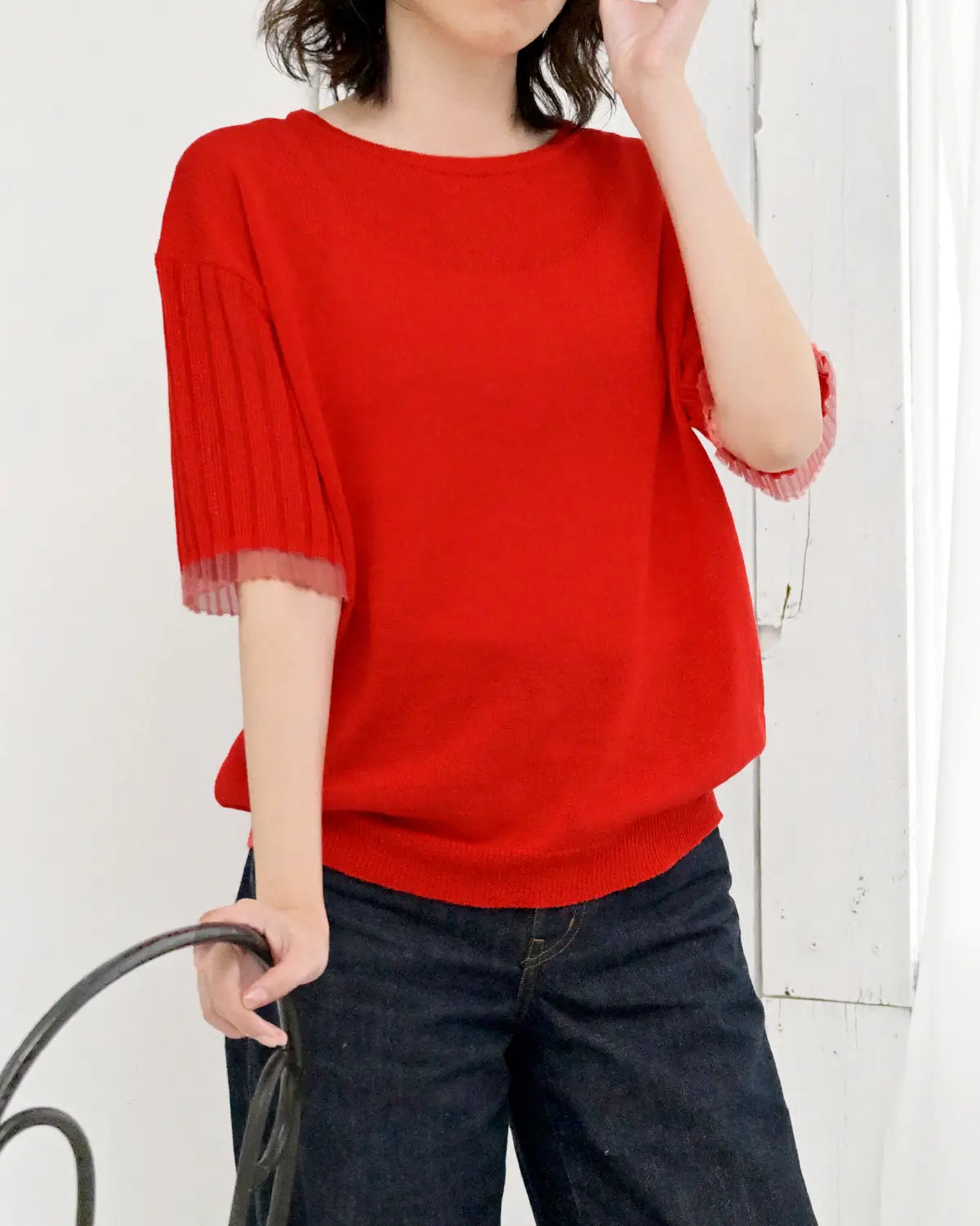 モデル身長：165cm#カラー_05 バーミリオン